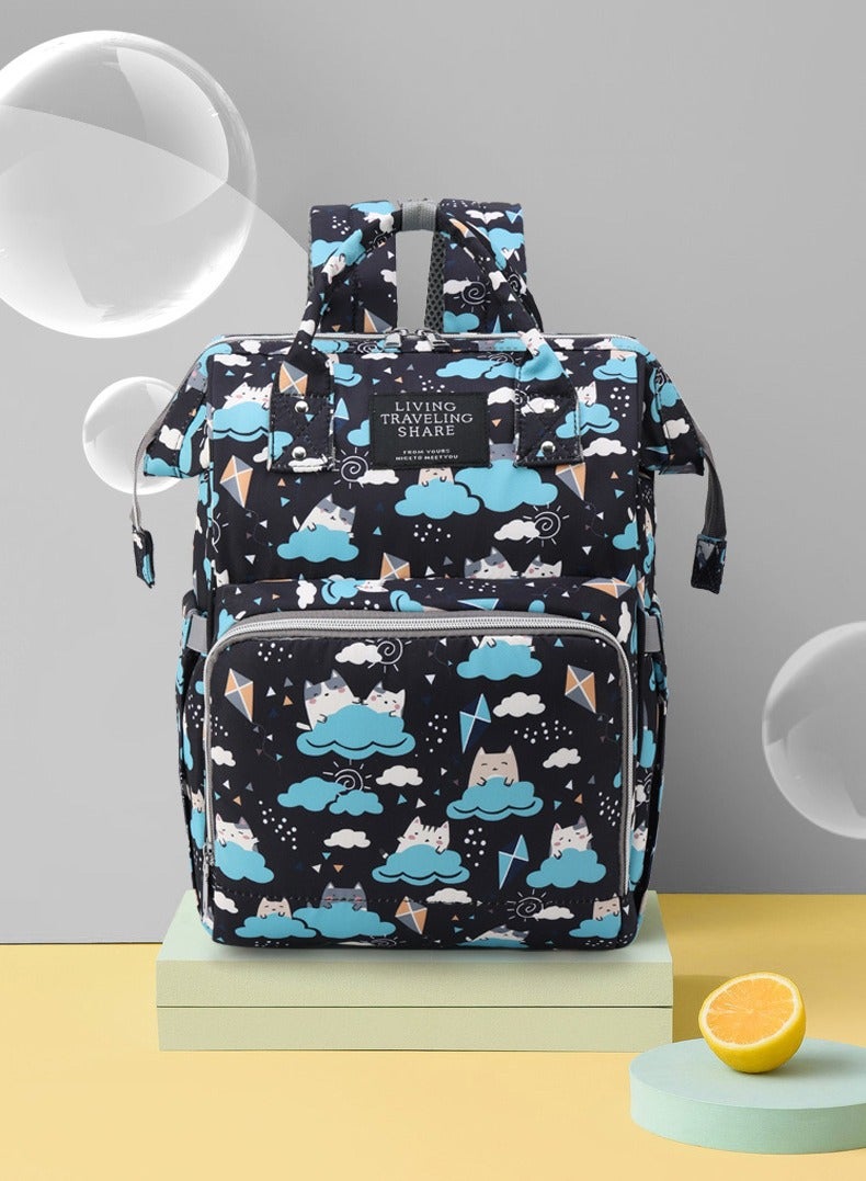 Portable Large Capacity Leisure Multifunctional Backpack, Baby Stroller Hanging Bag - Image 2