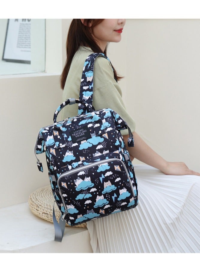 Portable Large Capacity Leisure Multifunctional Backpack, Baby Stroller Hanging Bag - Image 4