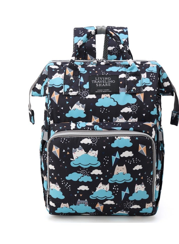 Portable Large Capacity Leisure Multifunctional Backpack, Baby Stroller Hanging Bag - Image 1