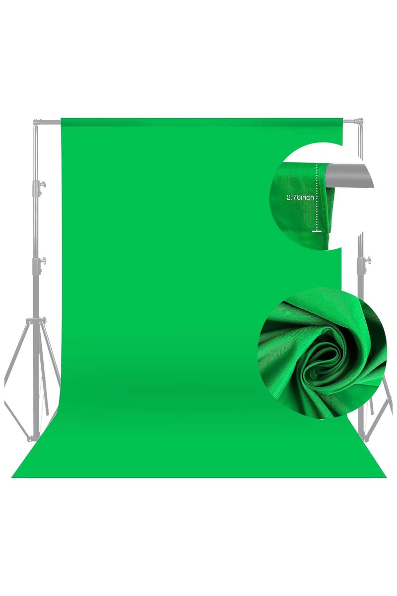 Coopic Create Cool Pictures 3x6m Green Muslin Cotton Photography Background Backdrop Screen Sheet for Photo Studio Photography, Video and Television - Image 1