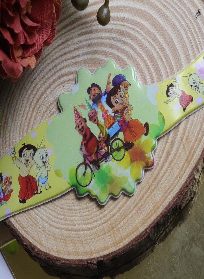 OAFISH Handicraft Storerom presents Kid's Rakhi for Brother on Raksha Bandhan gifting (yellow color Bhem and Chutki Rakhi) - Image 5