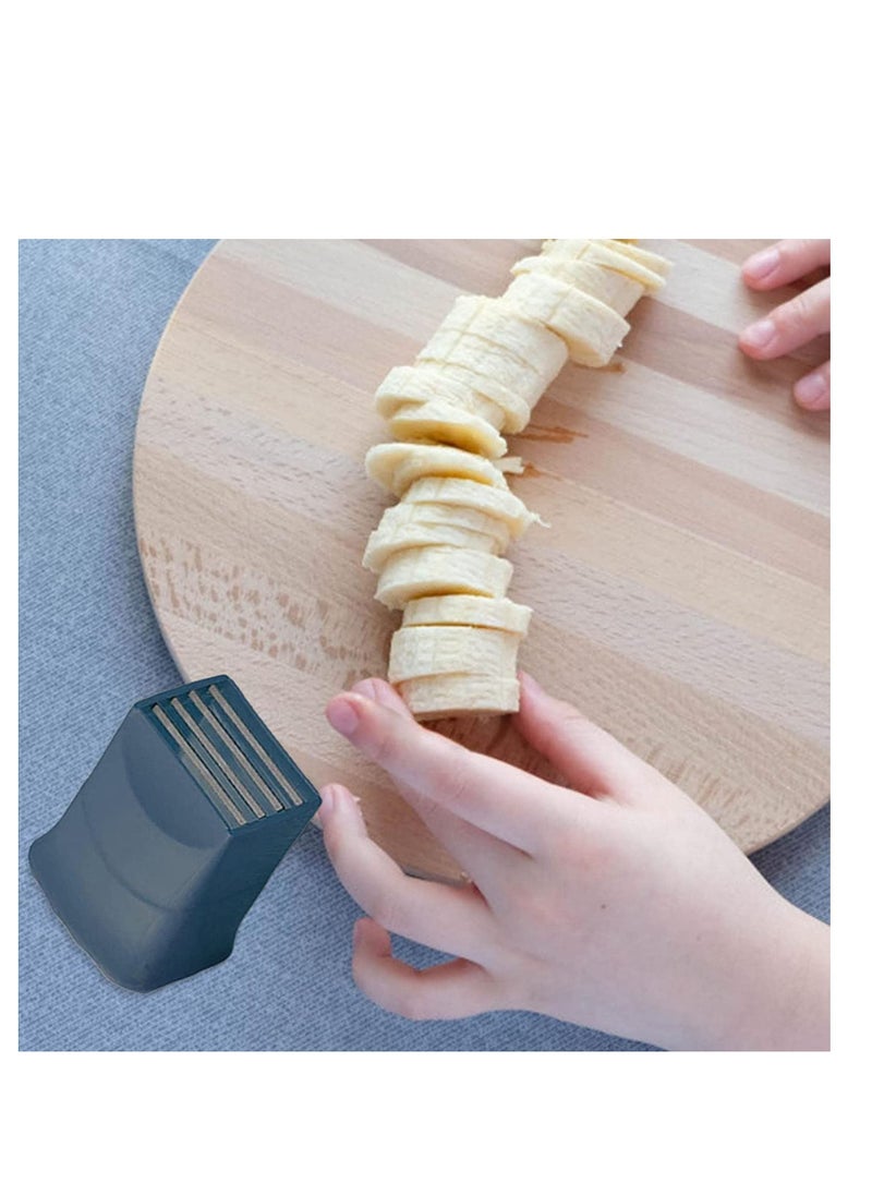 Excefore - Cup Slicer, 3 Pcs New Fruit Slicer Egg Slicer, Stainless Steel Cup Slicer Handheld, Creative Kitchen Cutter Gadget, for Quickly Making Fruit Vegetable Salad - Image 1