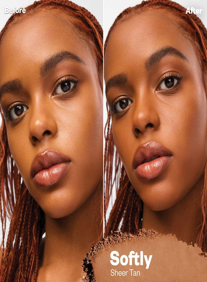 Kosas Cloud Set Face Setting Powder - Smoothing Shine Control, Soft, Sheer Translucent Makeup Finish, Portable & Long-Lasting Loose Pressed Baking Powder - Softly (Sheer Tan) - Image 2