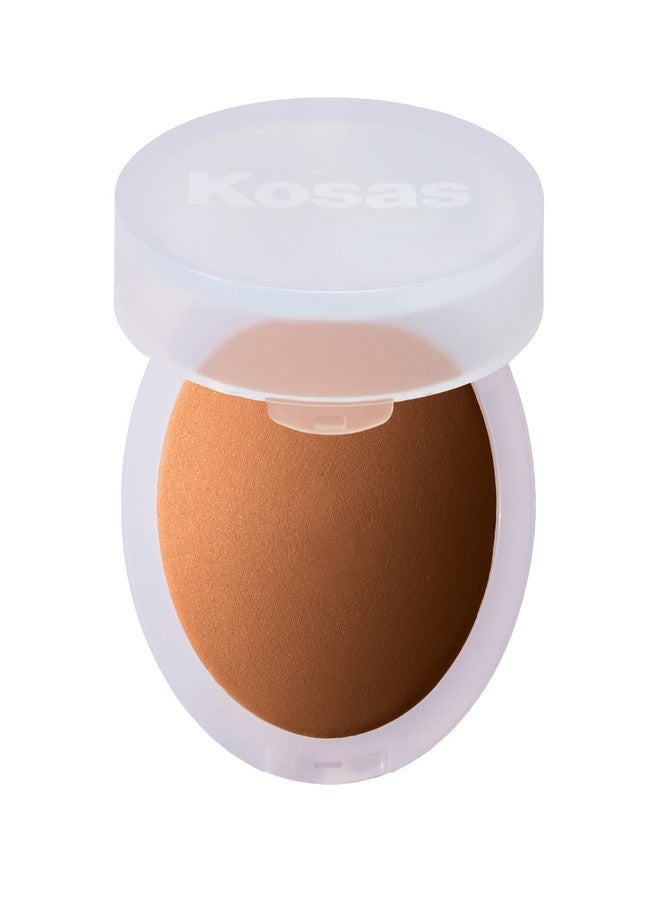 Kosas Cloud Set Face Setting Powder - Smoothing Shine Control, Soft, Sheer Translucent Makeup Finish, Portable & Long-Lasting Loose Pressed Baking Powder - Softly (Sheer Tan) - Image 1