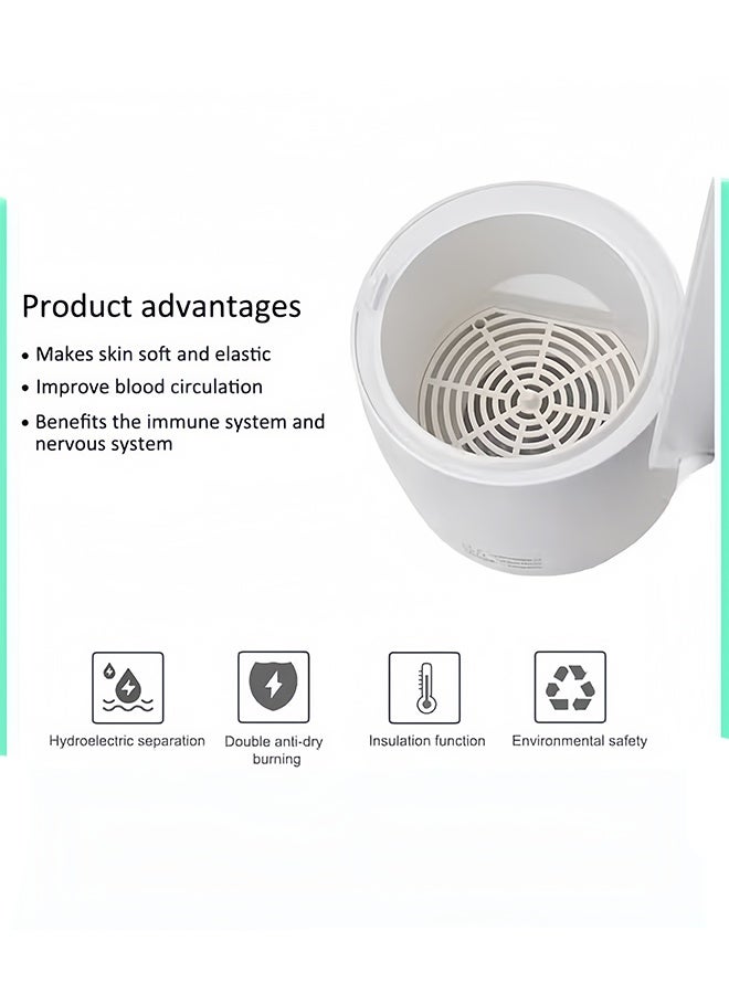 Berma Baby Sauna Steamer Portable Steam Sauna Generator Pot Explosion-Proof Machine Evaporator for Home SPA Shower, Body Relaxation, Face Beautifying 1.8L (Sauna Steamer) - Image 4