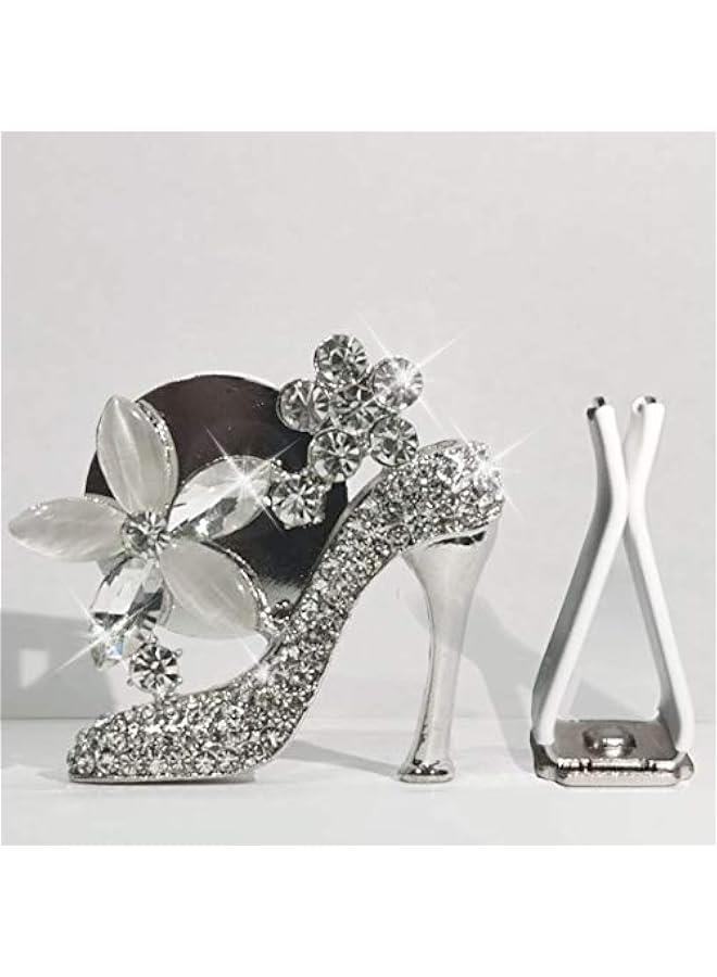 Generic Jsacemxi Crystal High Heel Shoe & Magic Bag Car Air Vent Clip Charm Bling sparkly bedazzled rhinestone Car Interior Bling Accessories Decoration Charm For girls - Image 5