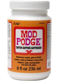 Mod Podge Waterbase Sealer, Glue And Finish (8-Ounce), Cs11272 Satin Finish  - Image 2