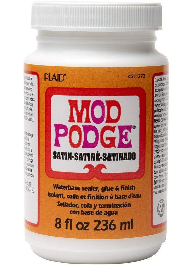 Mod Podge - Waterbase Sealer, Glue And Finish (8-Ounce), Cs11272 Satin Finish - Image 1