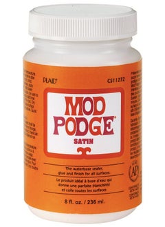 Mod Podge Waterbase Sealer, Glue And Finish (8-Ounce), Cs11272 Satin Finish  - Image 1
