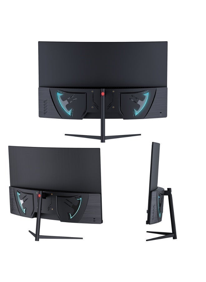 23.8" Curved Gaming Monitor 165Hz 1920 * 1080p 1ms Freesync Computer Monitor with LED Axe Backlit, 1800R Curved Screen, Built-in Speaker, RGB Backlight, HDMI, DP, USB - Image 3