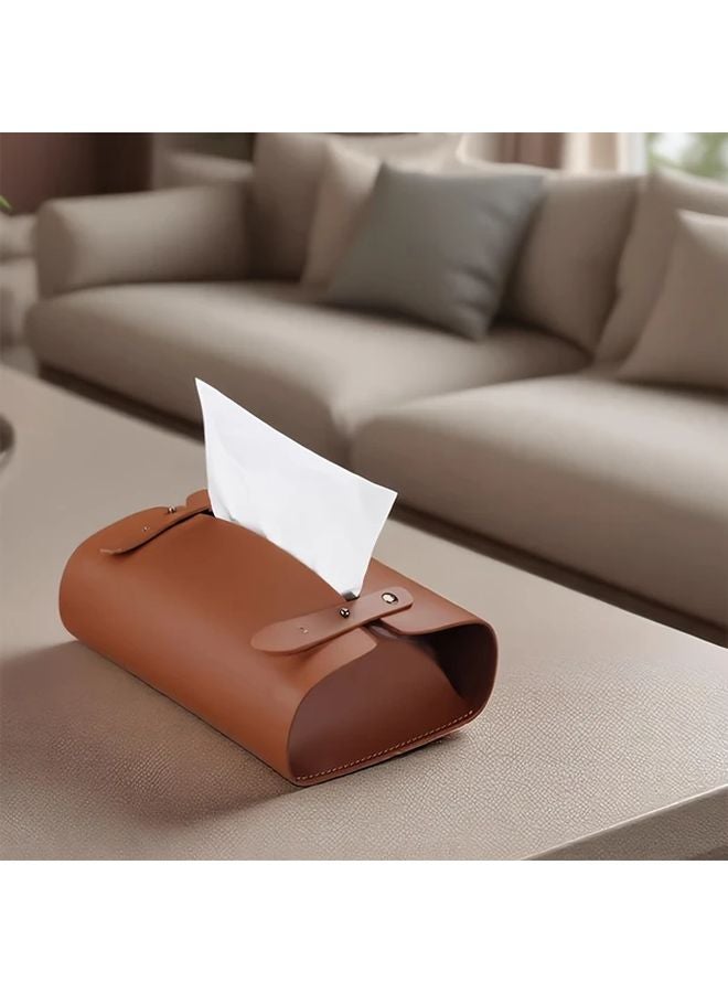 1 قطعة حامل علبة مناديل سيارة كلاسيكي لغرفة المعيشة غرفة النوم طاولة القهوة - Image 2