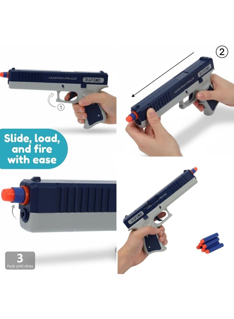 DmarQa Kids Dart Blaster Toy Gun with 10 Soft Foam Darts - Image 4