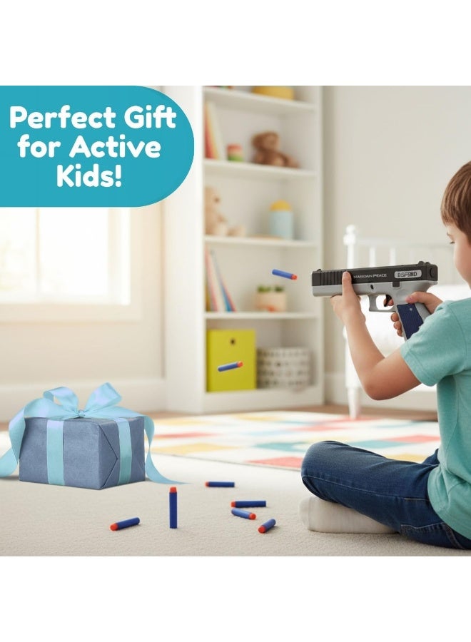 DmarQa Kids Dart Blaster Toy Gun with 10 Soft Foam Darts - Image 3