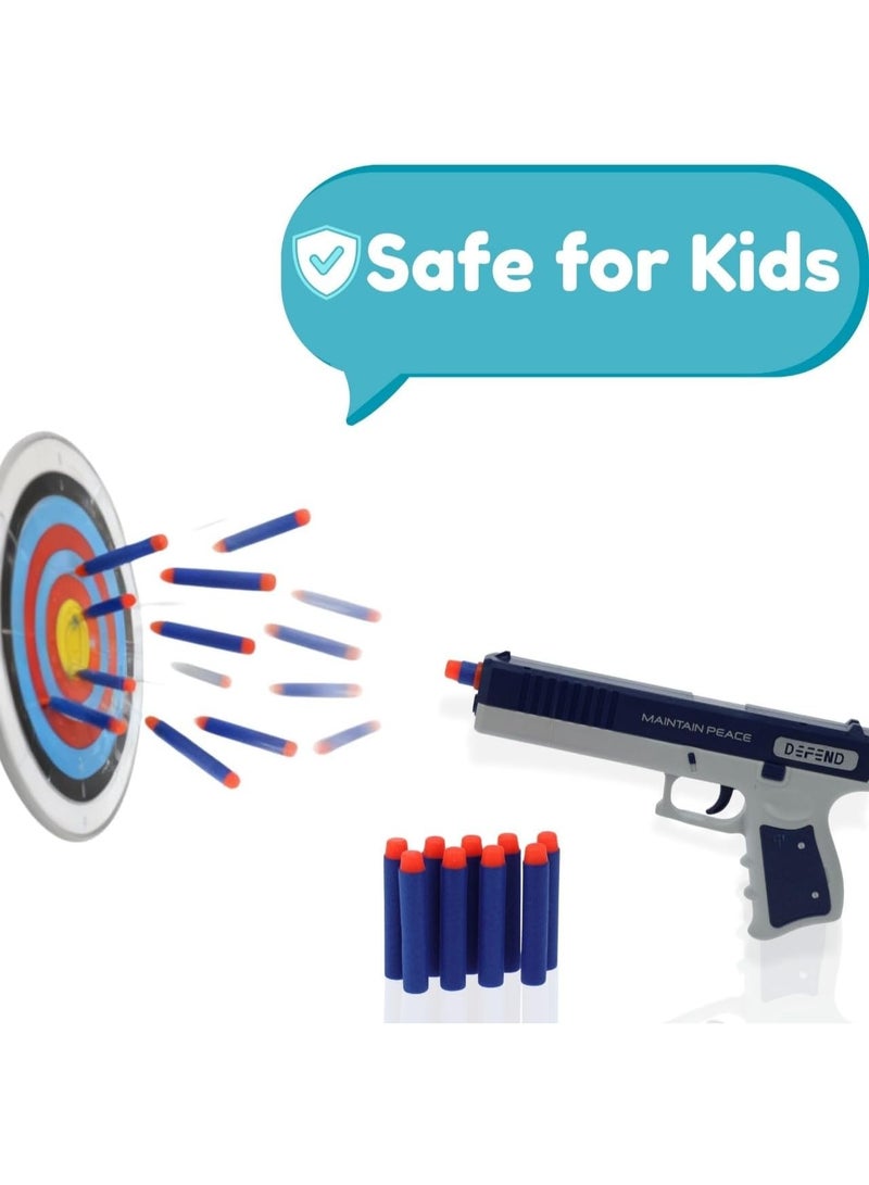 DmarQa Kids Dart Blaster Toy Gun with 10 Soft Foam Darts - Image 2