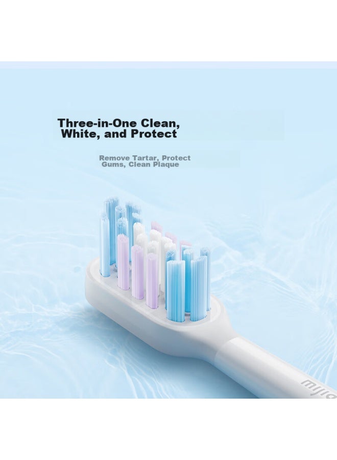 Mijia Xiaomi Sonic Electric Toothbrush Heads , 2-pack, Black - Image 2