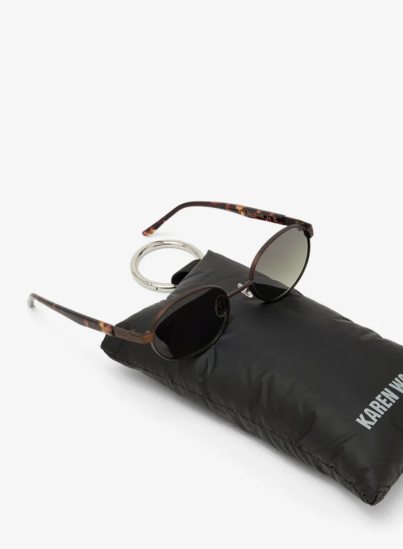 Karen Wazen  Sam Oval Sunglasses for Women | Best Price UAE