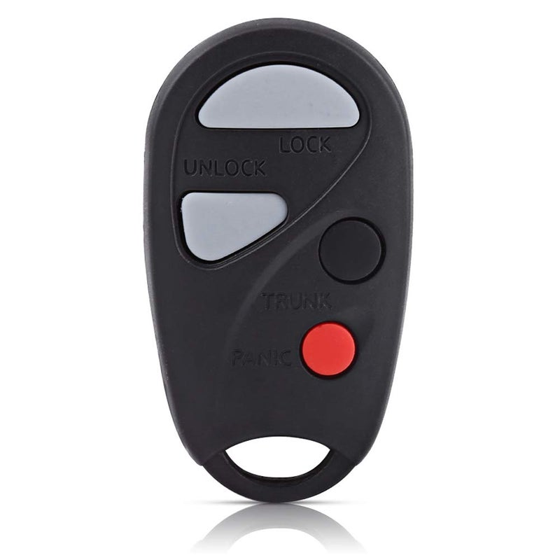 Yctze Remote 4 Buttons Auto Car Key Fob Shell Cover Case Replacement Keyless Entry Remote Control Key Shell Pad Outer Cover Replacement for Maxima Sentra