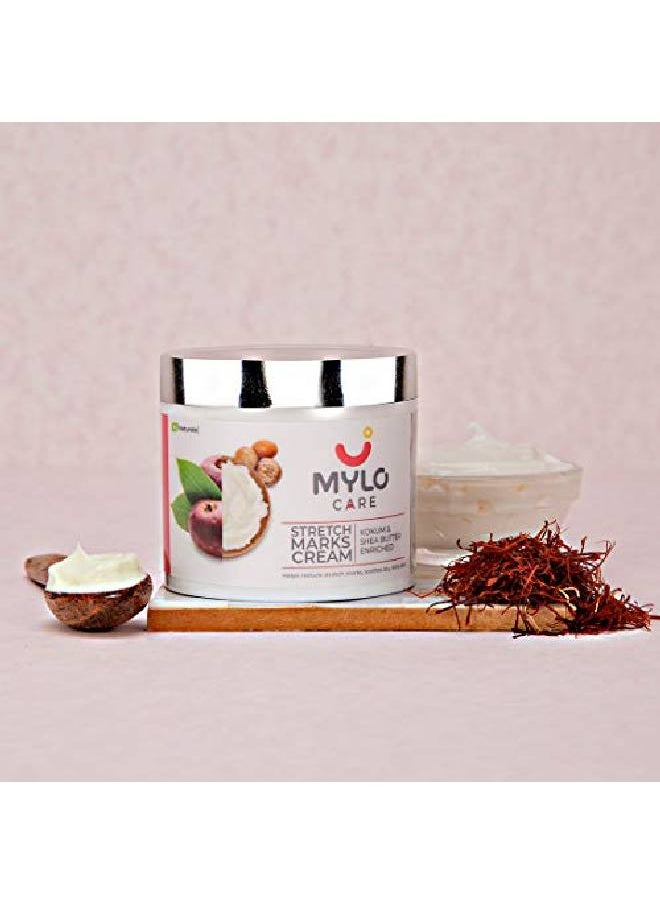 MYLO CARE - Stretch Marks Cream For Pregnancy (100 Ml) With The Goodness Of Shea Butter Saffron Kokum Butter And Aloe Vera Australia Certified Toxin Free No Mineral Oils - Image 1