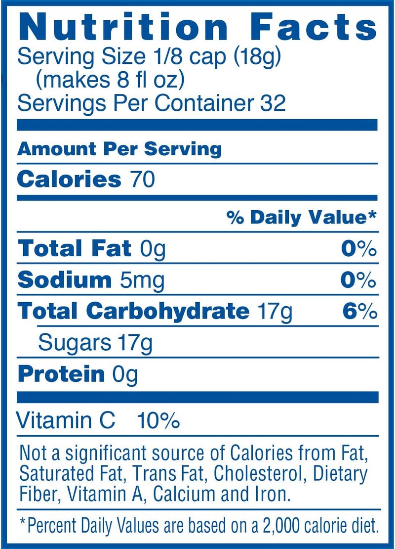 Kool-Aid Caffeine Free Blue Raspberry Lemonade Powdered Drink Mix - 20 oz Canister - Image 2