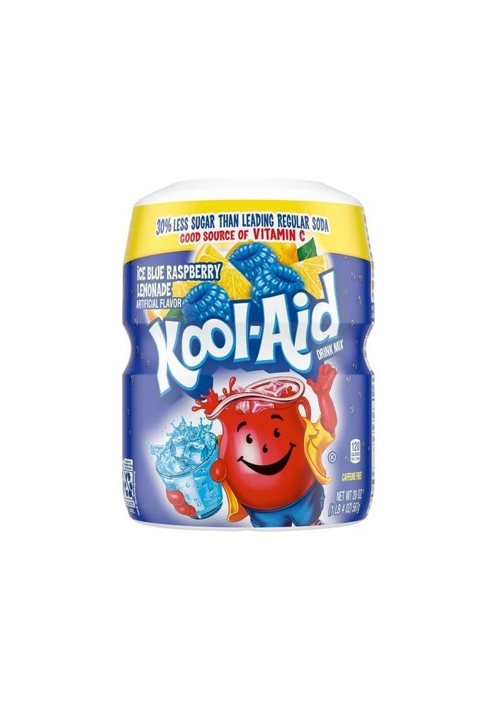 Kool-Aid Caffeine Free Blue Raspberry Lemonade Powdered Drink Mix - 20 oz Canister - Image 4