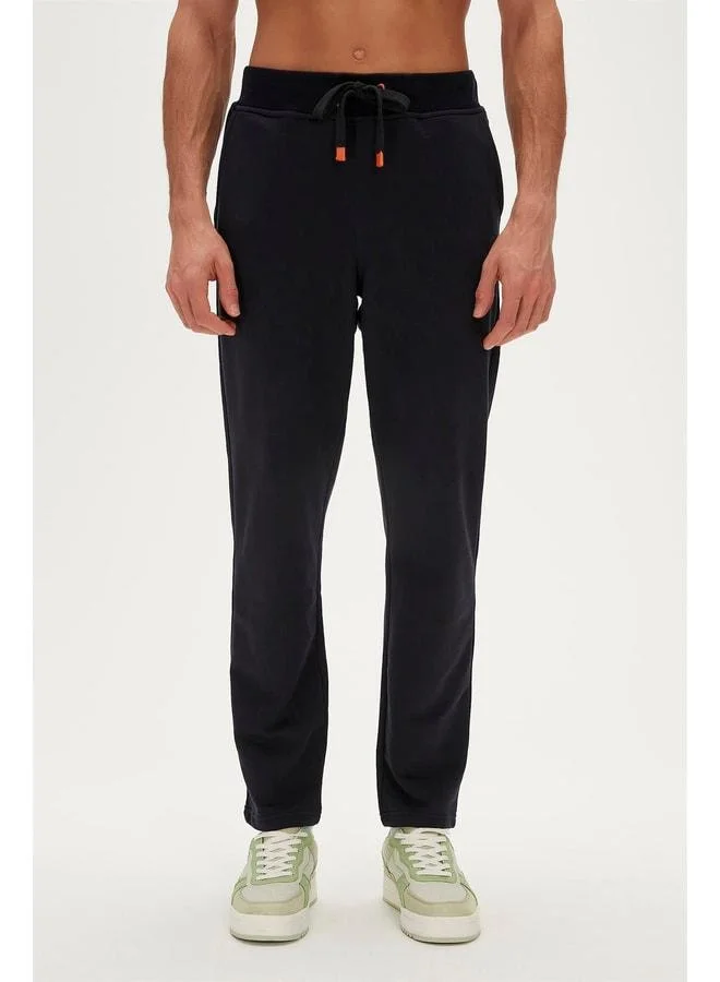 Bad Bear Plain Sweatpants Navy Men's Tracksuit Bottom.