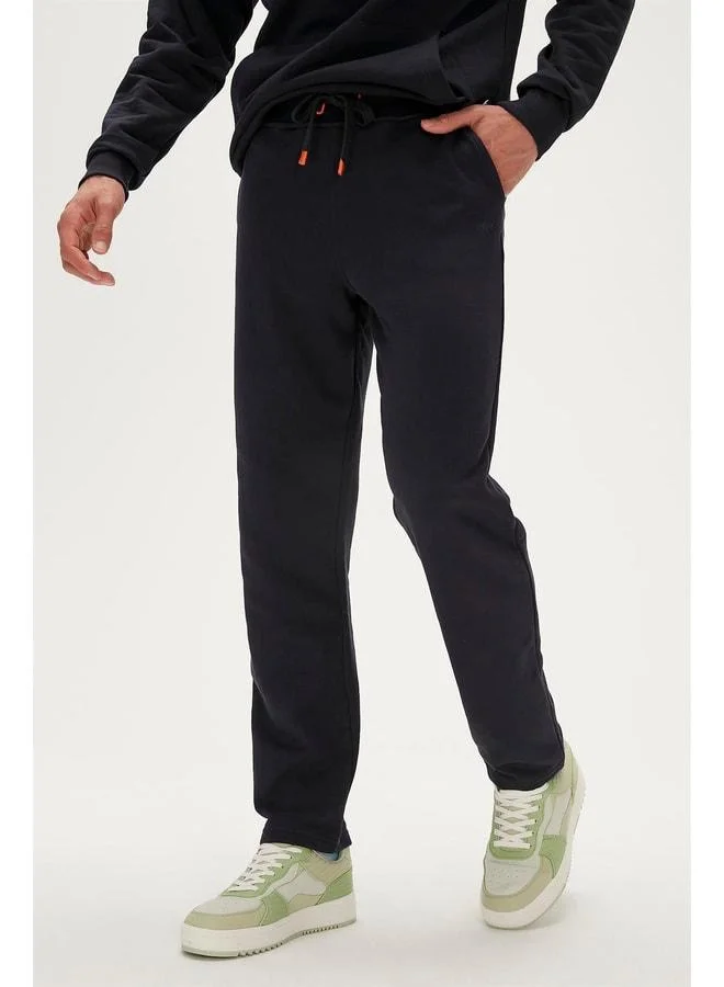 Bad Bear Plain Sweatpants Navy Men's Tracksuit Bottom.