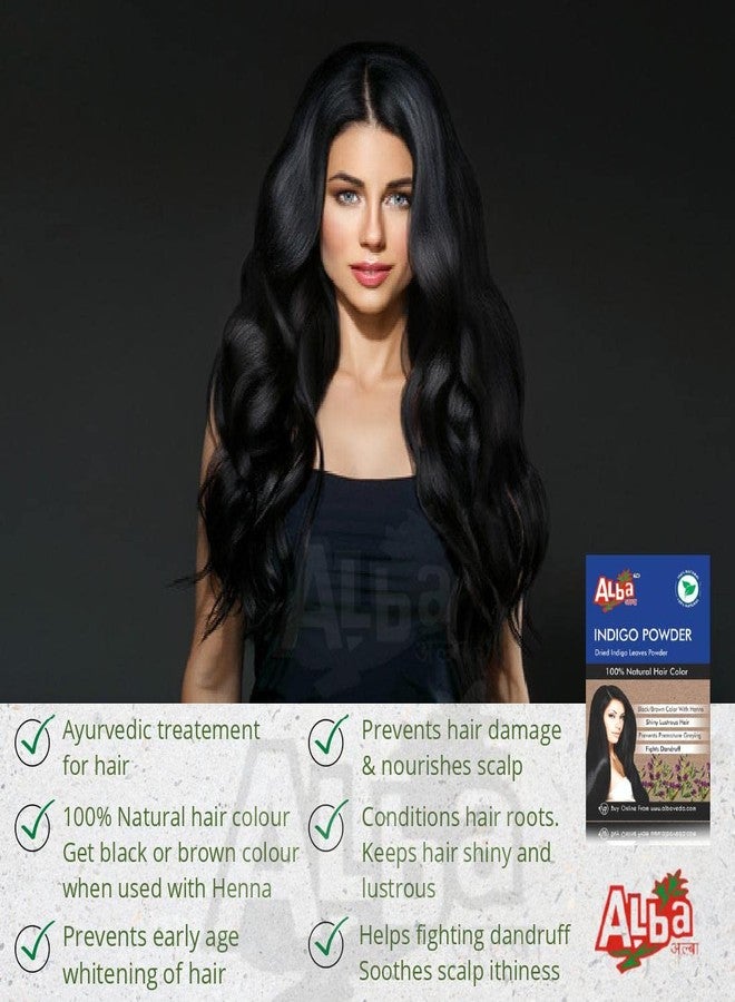 Alba Indigo Powder 100g and Alba Herbal Henna 200g (Combo Pack) - Image 4