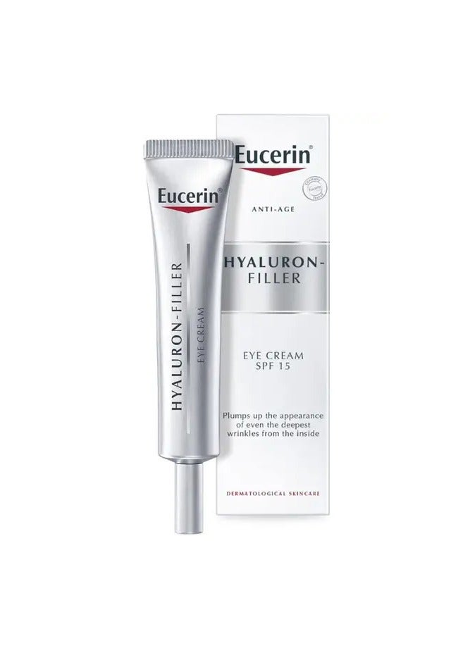 Eucerin Hyaluron-Filler Anti-Wrinkle Eye Cream, 15ml - Image 1