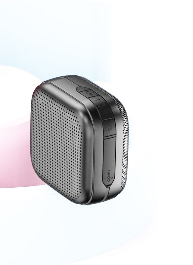 modio MODIO D201 Portable Bluetooth Speaker With HD Clear Sound Quality Control Buttons and Supports SD Card Grey  - Image 5