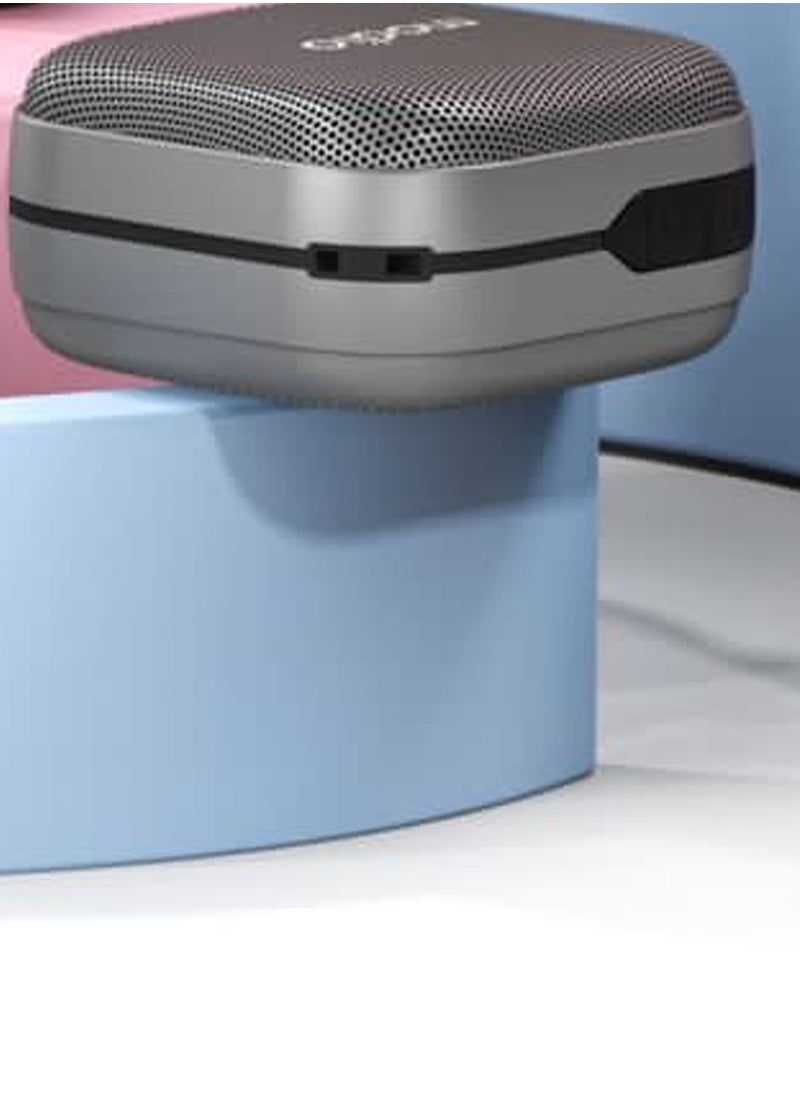 modio MODIO D201 Portable Bluetooth Speaker With HD Clear Sound Quality Control Buttons and Supports SD Card Grey  - Image 3
