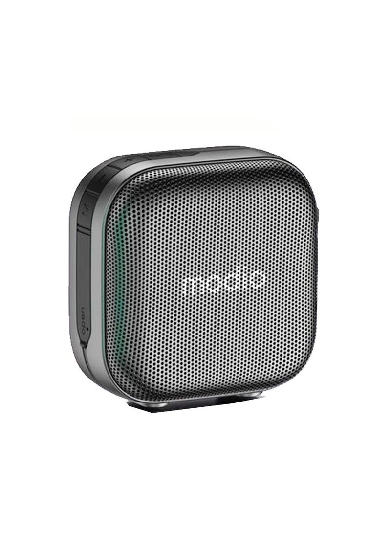 modio MODIO D201 Portable Bluetooth Speaker With HD Clear Sound Quality Control Buttons and Supports SD Card Grey  - Image 2