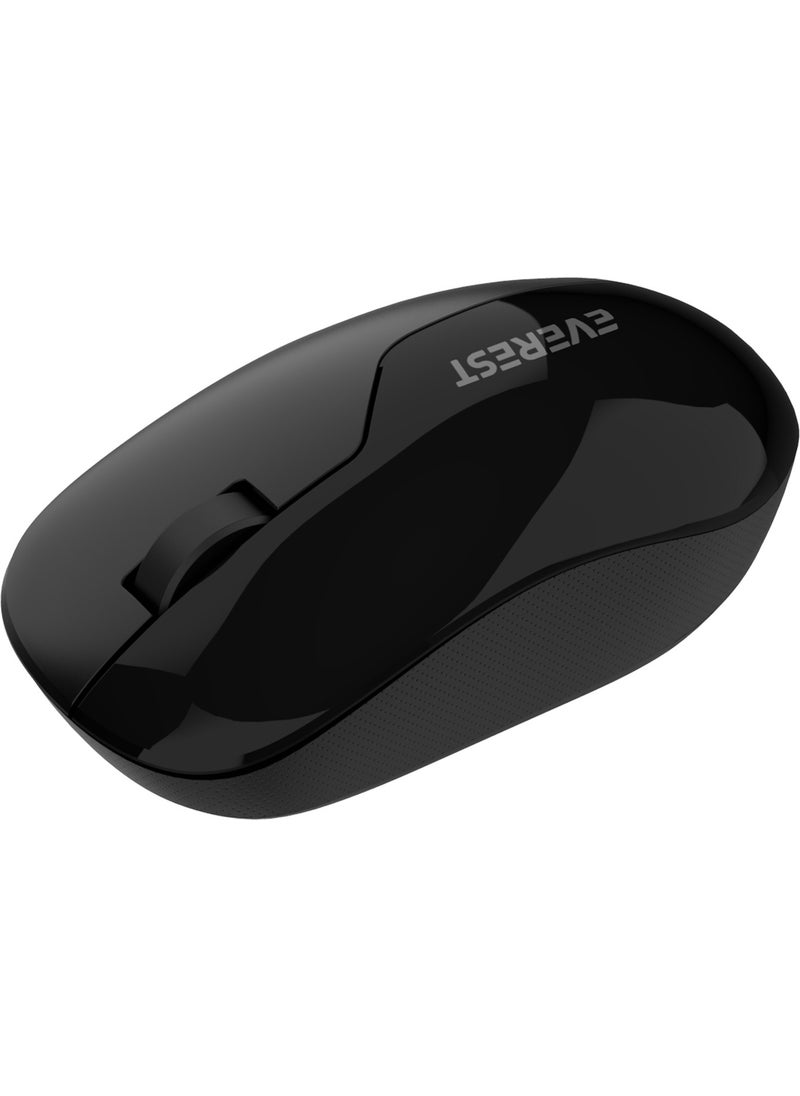 Everest SMW-973 USB Black 2.4ghz Wireless Mouse  - Image 5