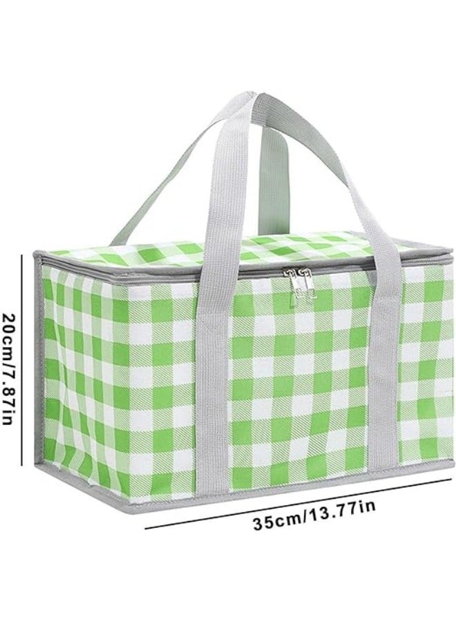 Generic Insulated Picnic Bag - Reusable and Leak Proof Shopping Bag | Large Insulated Cooler Bag, Frozen and Warm Grocery Bag for Picnic Travel on the Beach  - Image 5
