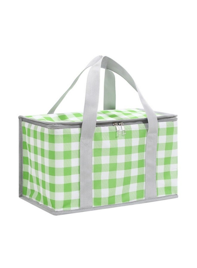 Generic Insulated Picnic Bag - Reusable and Leak Proof Shopping Bag | Large Insulated Cooler Bag, Frozen and Warm Grocery Bag for Picnic Travel on the Beach  - Image 1
