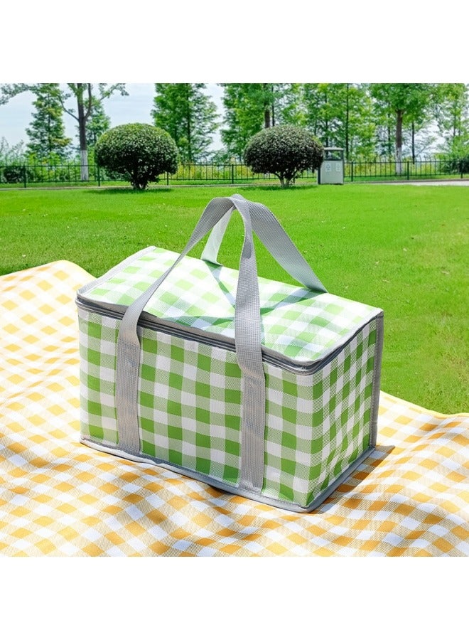 Generic Insulated Picnic Bag - Reusable and Leak Proof Shopping Bag | Large Insulated Cooler Bag, Frozen and Warm Grocery Bag for Picnic Travel on the Beach  - Image 2