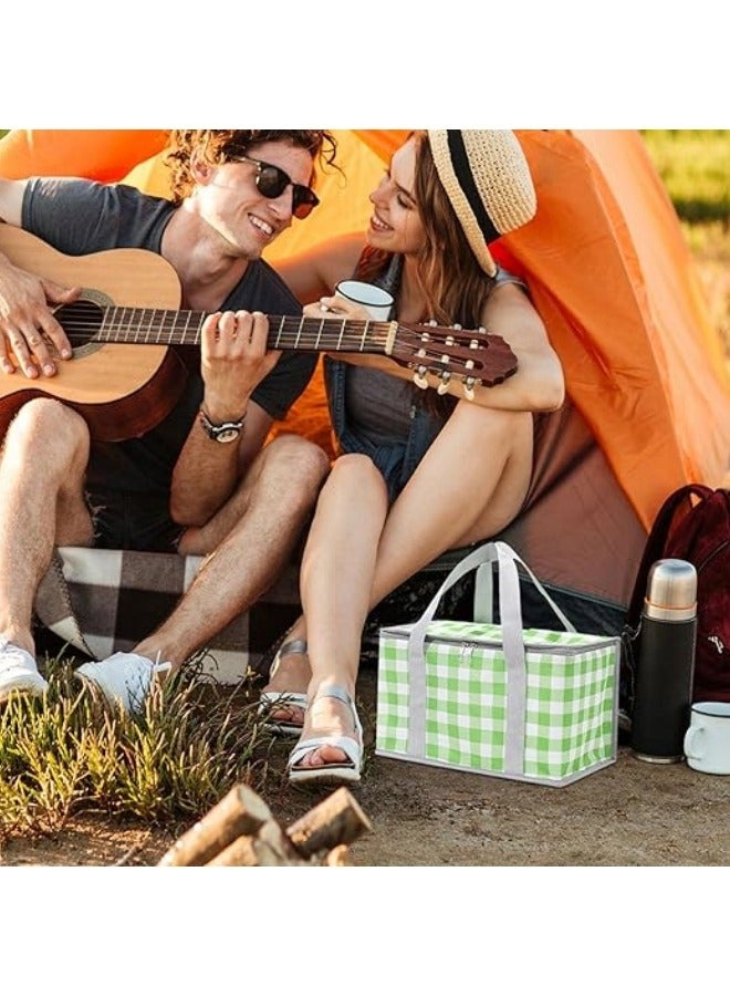 Generic Insulated Picnic Bag - Reusable and Leak Proof Shopping Bag | Large Insulated Cooler Bag, Frozen and Warm Grocery Bag for Picnic Travel on the Beach  - Image 3