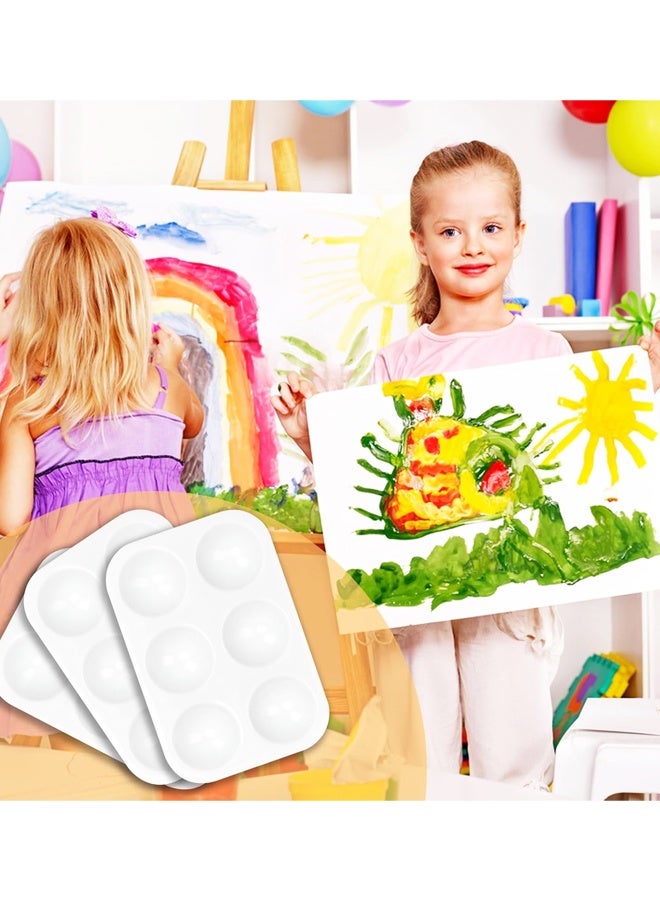 16 PCS Paint Tray Palettes Plastic Paint Pallets for Kids or Students Watercolor Palette Painting Tray for Painting Party, DIY Craft and Art Painting - Image 5