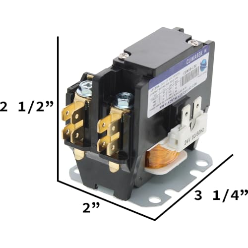 ClimaTek Single Pole / 1 Pole 30 Amp Condenser Contactor Replaces Lennox Armstrong Ducane 95M5501 95M55 100438-01 20F72 - Image 4