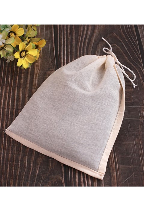 5pcs Reusable Cheese Cloth Bag For Straining, Nut Milk, Cold Brew, Tea, Yogurt, And Coffee - Easy To Clean And Dishwasher Safe