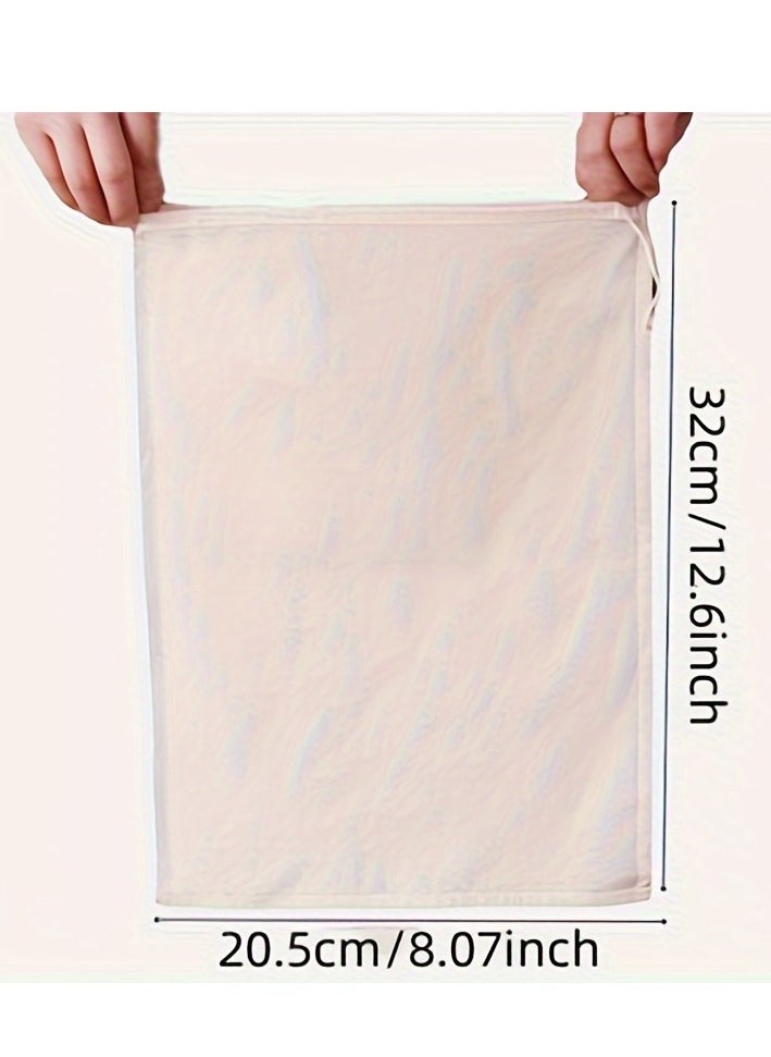 5pcs Reusable Cheese Cloth Bag For Straining, Nut Milk, Cold Brew, Tea, Yogurt, And Coffee - Easy To Clean And Dishwasher Safe
