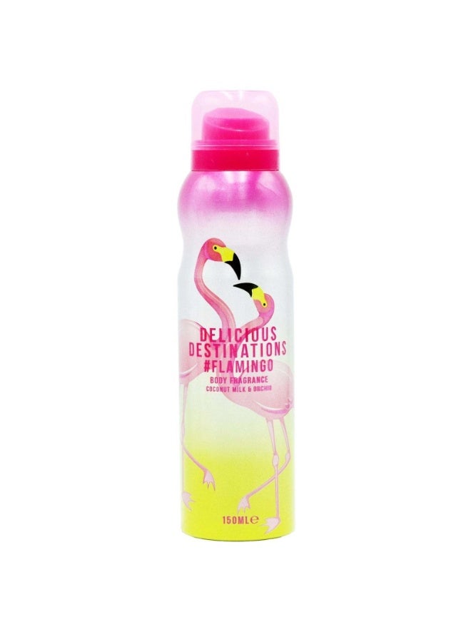 Delicious Destinations Flamingo Coconut Body Spray 150ml