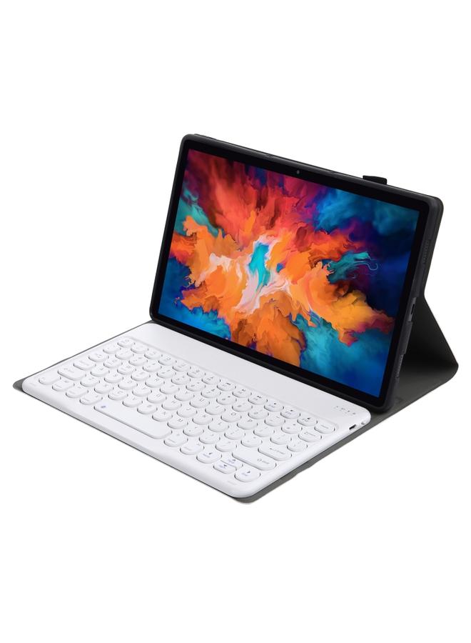 Green Tiger Lenovo Pad Plus 11 inch TB J607F Tab P11 11 inch TB J606F Pad 11 inch YAM12 Lambskin Texture Detachable Round Keycap Bluetooth Keyboard Leather Tablet Case with Holder Gold - Image 3