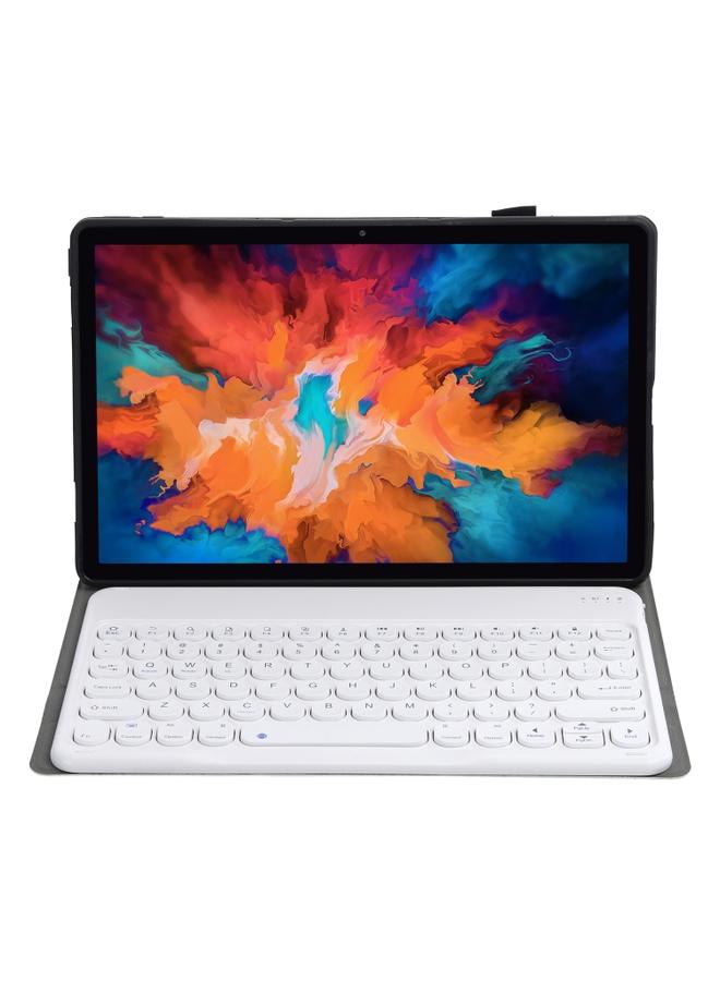 Green Tiger Lenovo Pad Plus 11 inch TB J607F Tab P11 11 inch TB J606F Pad 11 inch YAM12 Lambskin Texture Detachable Round Keycap Bluetooth Keyboard Leather Tablet Case with Holder Gold - Image 4