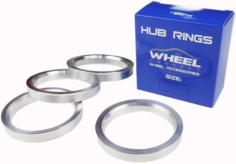 WHEEL CONNECT مجموعة حلقات مركز العجلات WHEEL CONNECT من 4 قطع - Image 1
