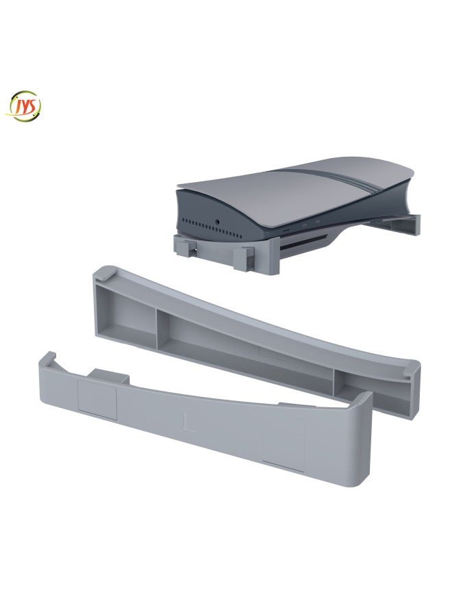 إسكدنيا PS5PRO CD-ROM الإصدار الرقمي المضيف رف تخزين أفقي PS5Slim Game Host بسيط حامل مسطح لون المنتج: أبيض - Image 5