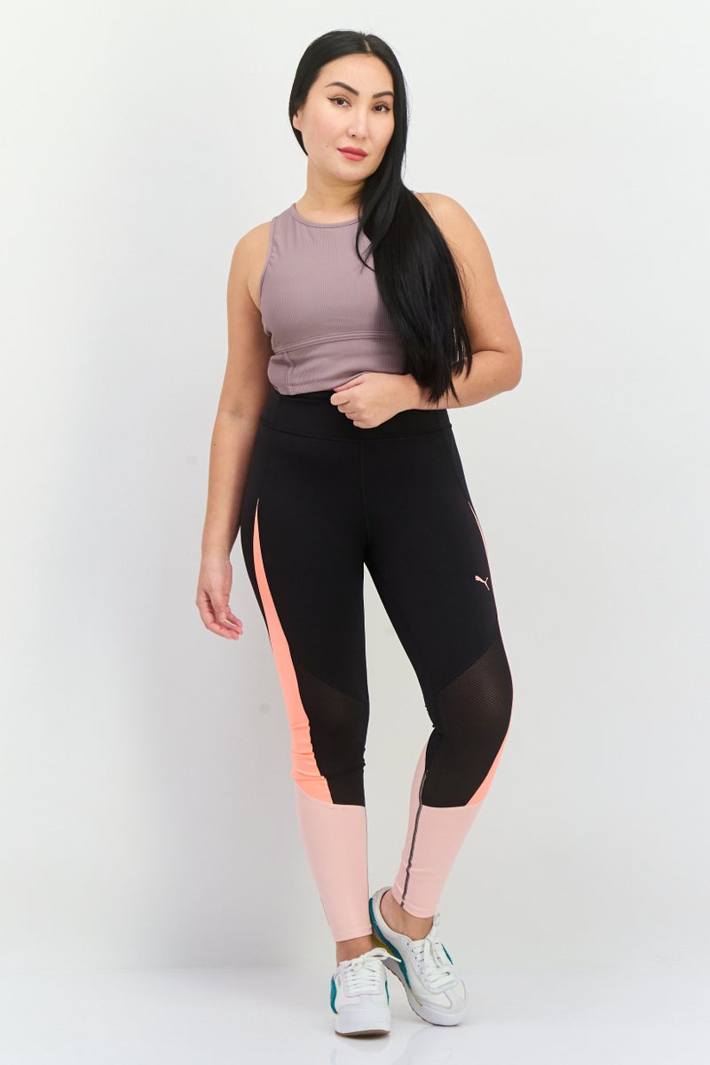 PUMA Women Tight Fit High Waist Training Tights, Black - Image 3