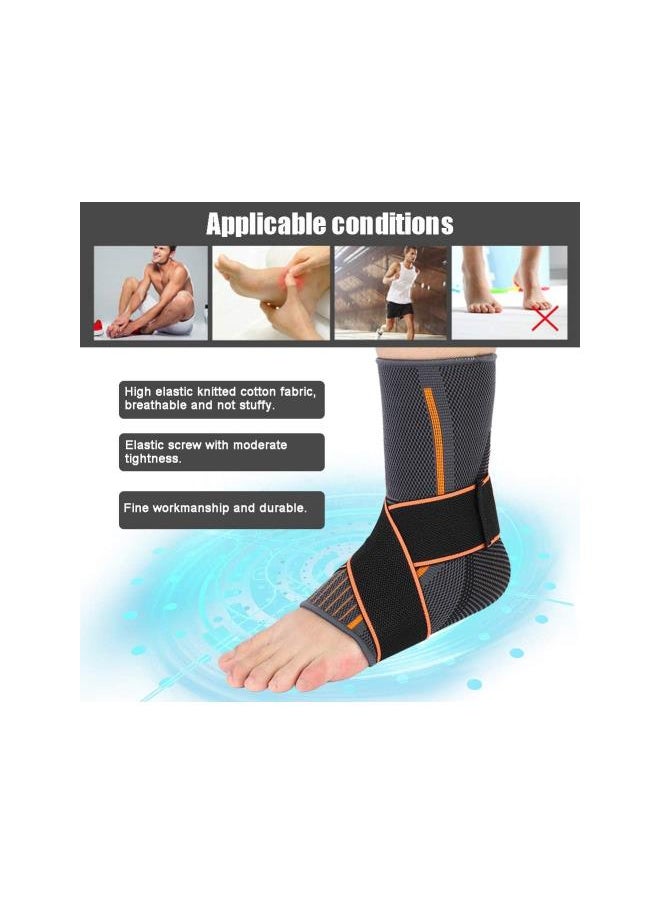 silvercnc - Ankle Support Brace, Compression Breathable Foot Elastic Guard Strap Prevention for Basketball Running(Woman) - Image 1