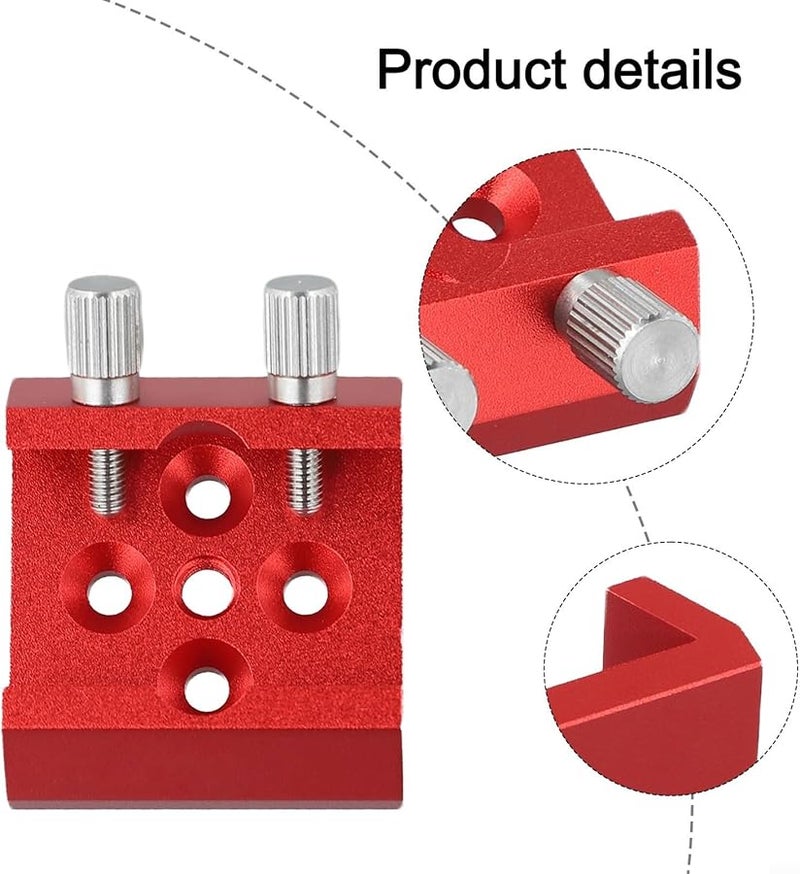 Red Aluminum Alloy Dovetail Base Finder Scope Mount With 1 4 Thread Lock Screws For Telescope - Image 3