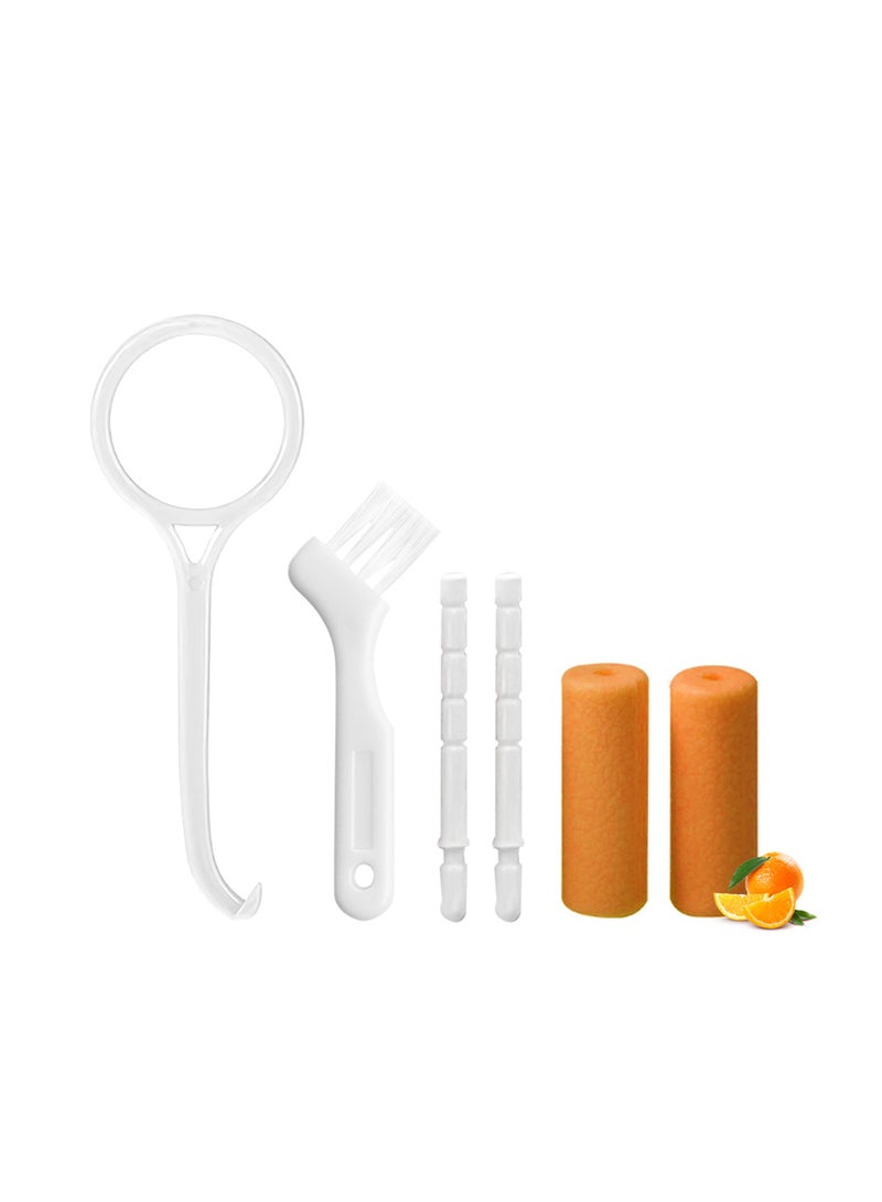 Aligner Removal Tool Set with 2 Chewies, 1 Removal Tool, and 1 Brush for Aligner Wearers (Orange) - Image 1