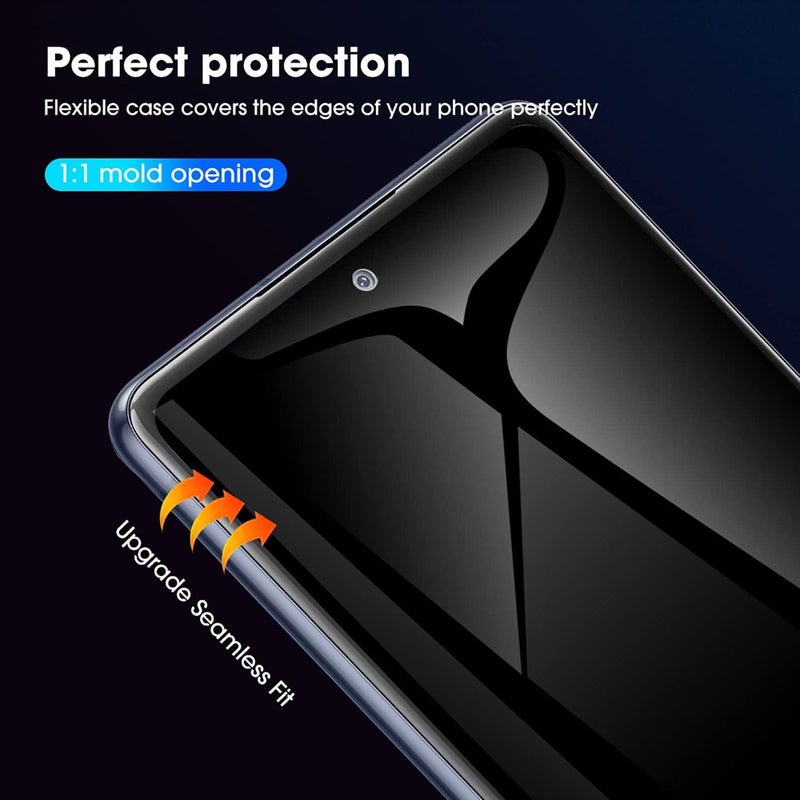 2 × واقيات شاشة هيدروجيل للخصوصية لهونر ماجيك 6 لايت/هونر X9b/هونر X50 (6.78 بوصة)، طبقة واقية ناعمة البولي يوريثين الحراري مضادة للتجسس [ليست زجاج مقوى]، شفاف - Image 5